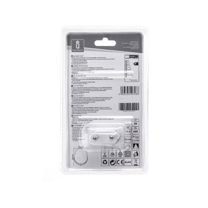 Aigostar - LED nattlampa med sensor LED/1W/230V 6500K oval