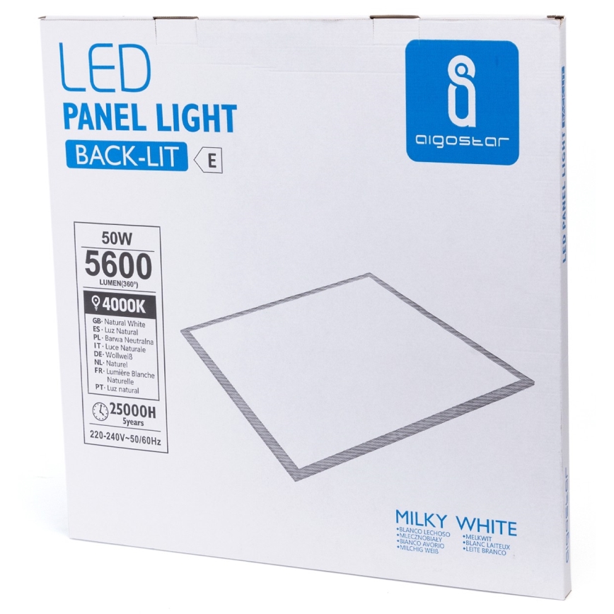 Aigostar - LED-panel LED/50W/230V 60x60 cm 4000K