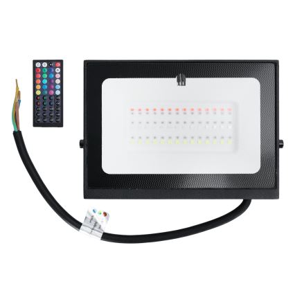 Aigostar - RGB-LED dimbar strålkastare LED/30W/230V IP65 + fjärrkontroll