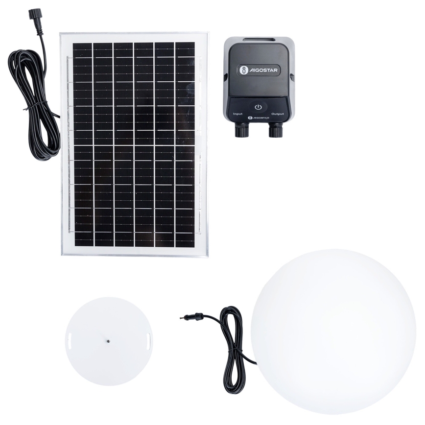 Aigostar - LED RGBW dimmbar utomhuslampa MESH LED/35W/3,7V 4000mAh 2700-6500K IP65 Ø 50 cm + fjärrkontroll