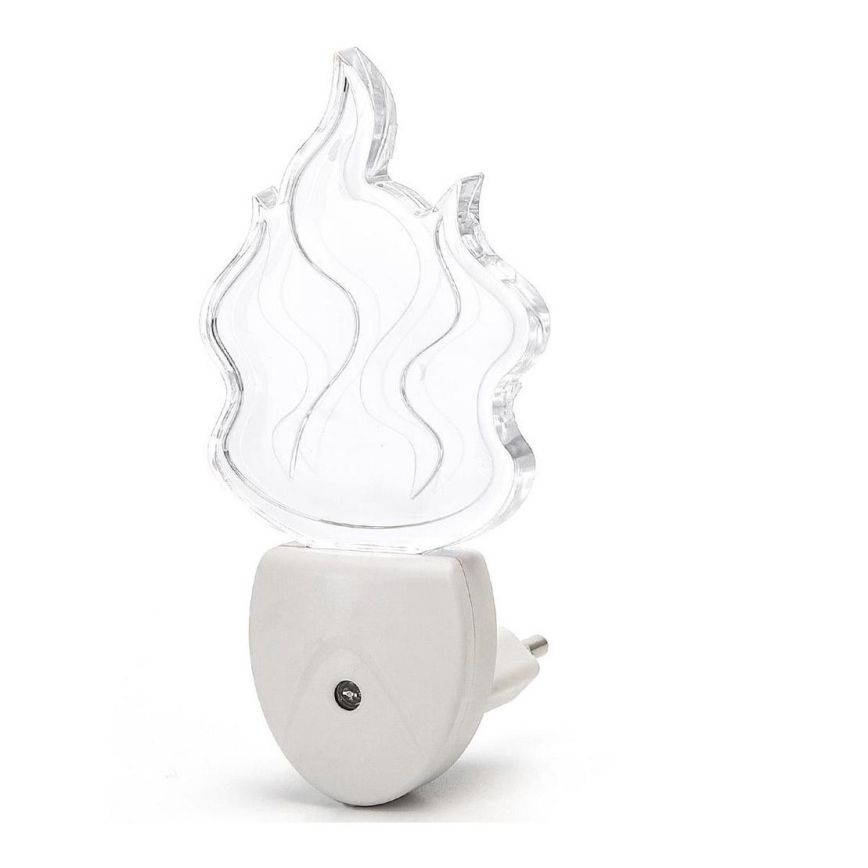 Aigostar - LED RGB nattlampa med sensor LED/0,5W/230V låga