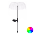 Aigostar - LED RGB Solcellslampa för dekoration LED/0,03W/1,2V 300 mAh 70cm IP44
