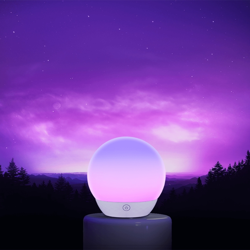 Aigostar - LED RGBW Dimmbar bordslampa LED/5,5W/5V Wi-Fi + fjärrkontroll