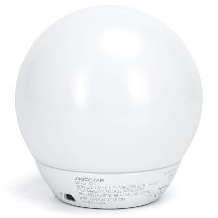 Aigostar - LED RGBW Dimmbar bordslampa LED/5,5W/5V Wi-Fi + fjärrkontroll