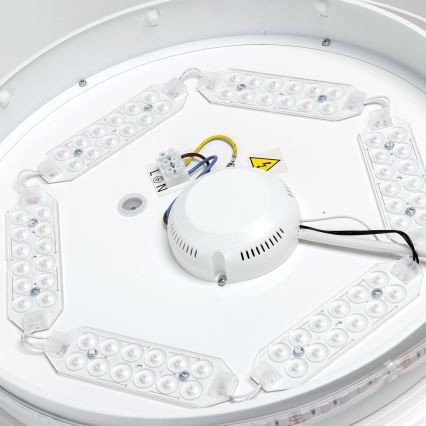 Aigostar - LED RGBW Dimbart badrumslampa LED/27W/230V 40 cm Wi-Fi IP44