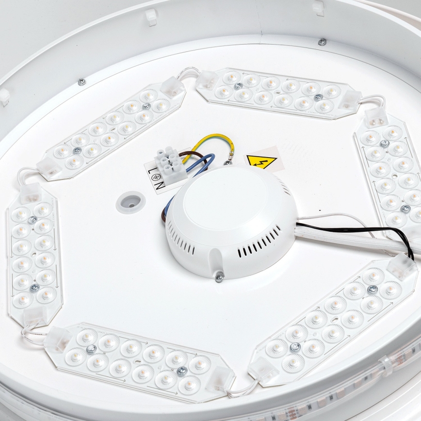 Aigostar - LED RGBW Dimbart badrumslampa LED/27W/230V 40 cm Wi-Fi IP44