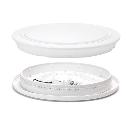 Aigostar - LED RGBW Dimbart badrumslampa LED/27W/230V 40 cm Wi-Fi IP44