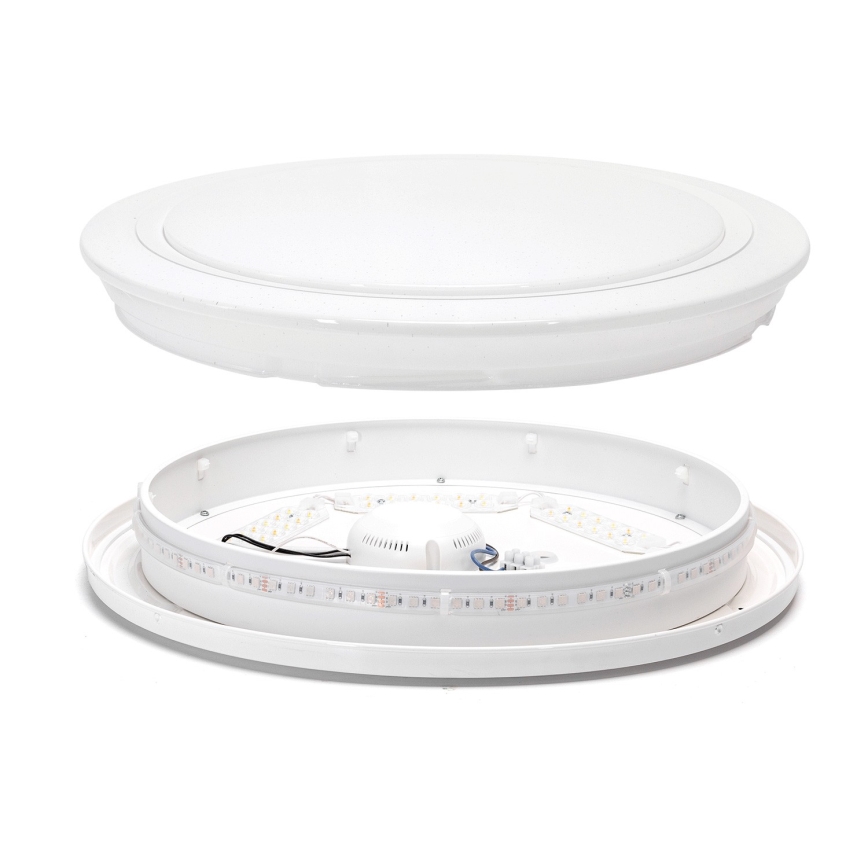 Aigostar - LED RGBW Dimbart badrumslampa LED/27W/230V 40 cm Wi-Fi IP44
