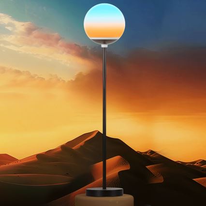 Aigostar - LED RGBW dimbar golvlampa MESH LED/8W/230V + fjärrkontroll