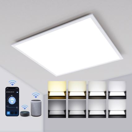Aigostar - LED RGBW Infälld panel med dimmer MESH LED/36W/230V 60x60 cm