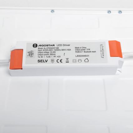 Aigostar - LED RGBW Infälld panel med dimmer MESH LED/36W/230V 60x60 cm