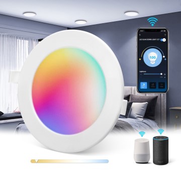 Aigostar - LED RGBW Ljusreglerad hängande badrumslampa MESH Smart LED/3W/230V 2700-6500K IP44