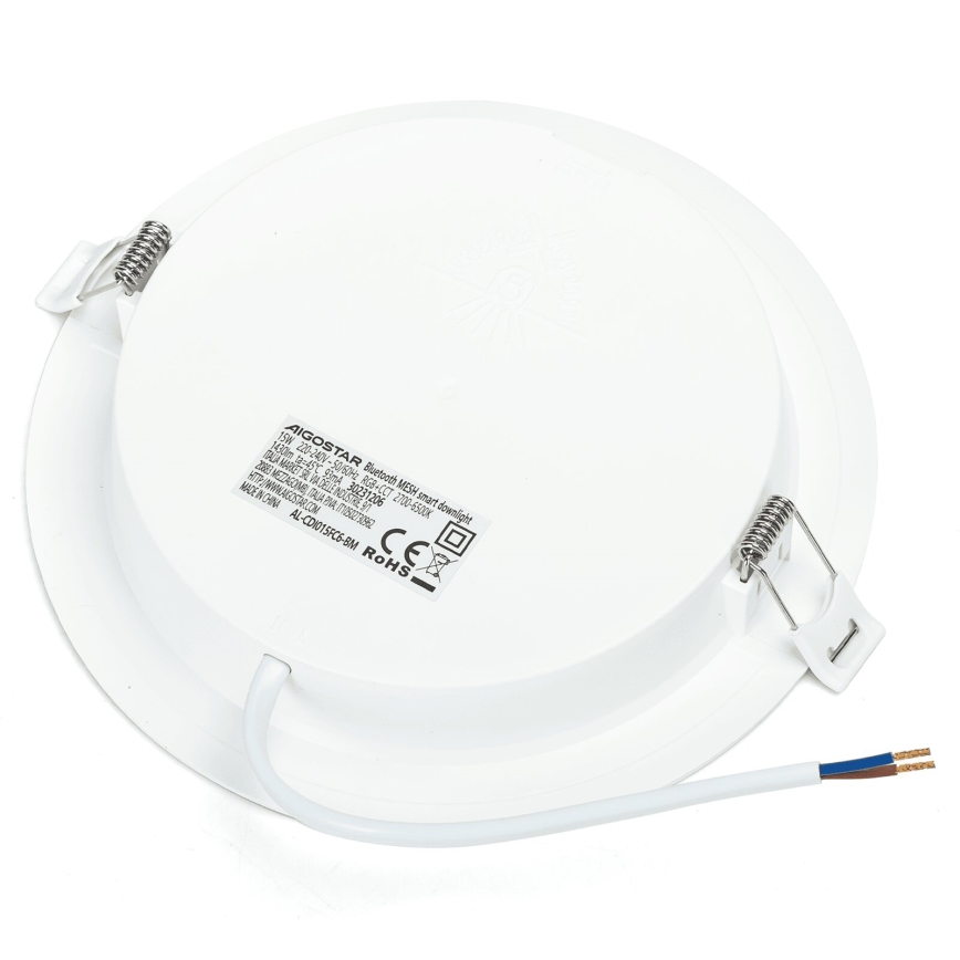 Aigostar - LED RGBW Ljusreglerad upphängd taklampa MESH LED/15W/230V 2700-6500K diameter 17 cm