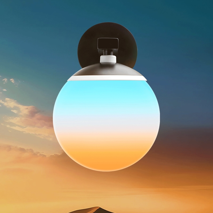 Aigostar - LED RGBW Ljusreglerad vägglampa MESH Smart LED/8W/230V + fjärrkontroll