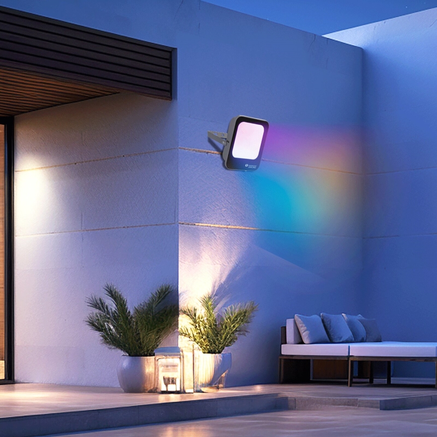 Aigostar - LED RGBW Dimbar strålkastare MESH Smart LED/20W/230V 6500K IP65 + fjärrkontroll