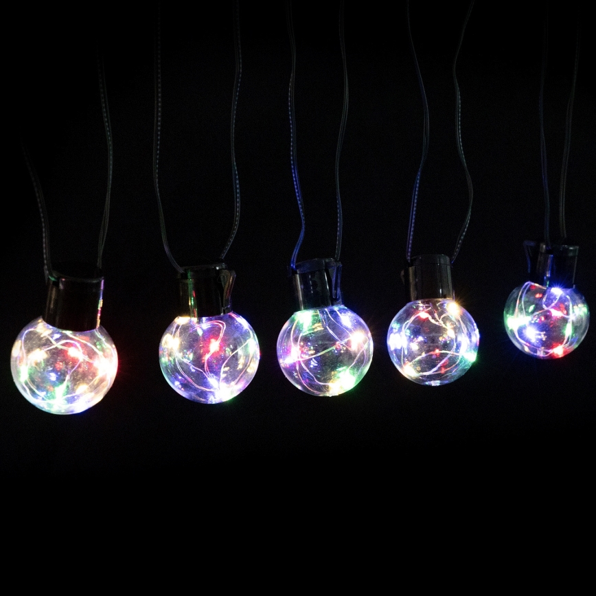 Aigostar - LED utomhus dekorationsslinga 160xLED 10m IP44 flerfärgad
