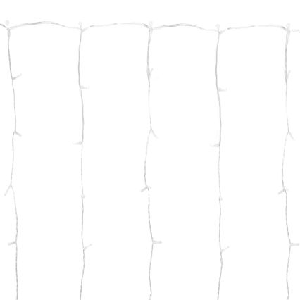 Aigostar - LED RGBY utomhus julbelysning ljusslinga 300xLED/8 funktioner 3x1m IP44 + fjärrkontroll