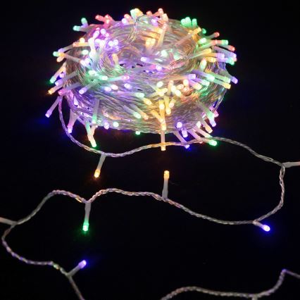 Aigostar - LED-ljusslinga för utomhusbruk, julbelysning, 400 LED, 8 lägen, 20 m, IP44, flerfärgad