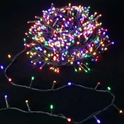 Aigostar - LED RGBY Utomhusslinga för jul 600xLED/8 funktioner 30 m IP44