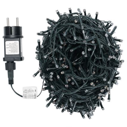 Aigostar - LED RGBY Utomhusslinga för jul 600xLED/8 funktioner 30 m IP44