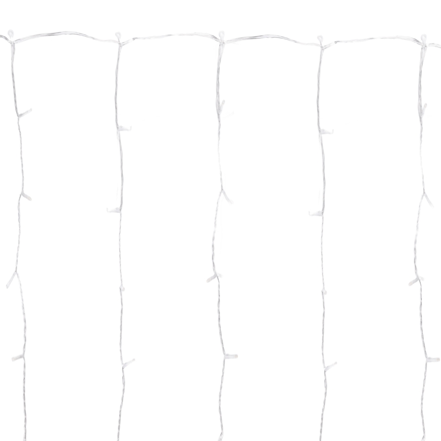 Aigostar - LED RGBY utomhusslinga 300 LED/8 funktioner, 3×1 m, IP44 + fjärrkontroll