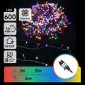 Aigostar - LED RGBY Utomhusslinga för jul 600xLED/8 funktioner 30 m IP44