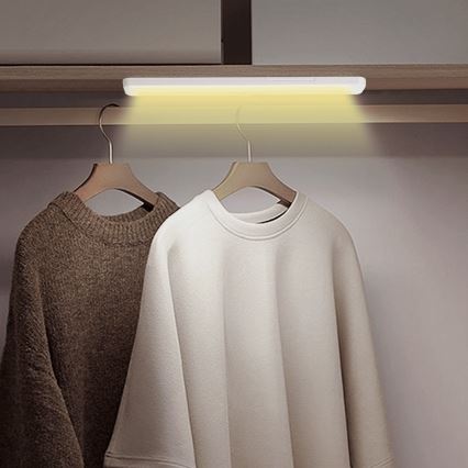 Aigostar - LED Skåpbelysning med rörelsedetektor LED/1,5W/3xAA 3000K