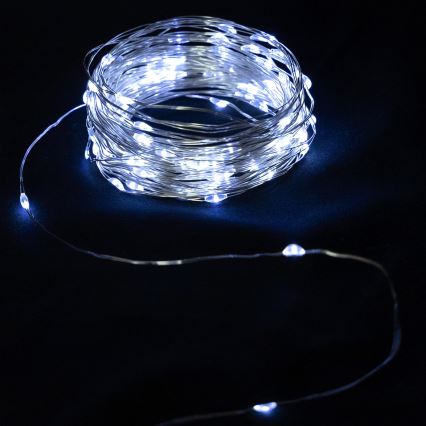 Aigostar - LED-slinga 20xLED/2x3V 2m kallvit