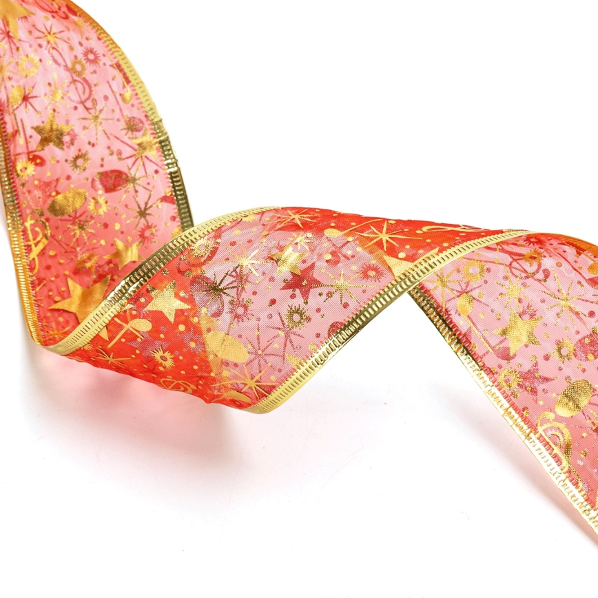 Aigostar - LED-slinga 50xLED/3xAA 5m varmvit, röd