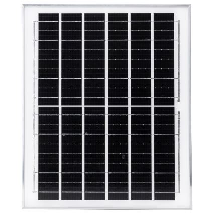 Aigostar - LED-solcellsdriven ljuskrona med sensor 2xLED/70W/12V 12000 mAh 6500K IP65 Ø 23,5 cm + fjärrkontroll