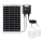 Aigostar - LED solarlampa 2xLED/35W/12V 6000 mAh 6500K IP65 Ø 10 cm + fjärrkontroll