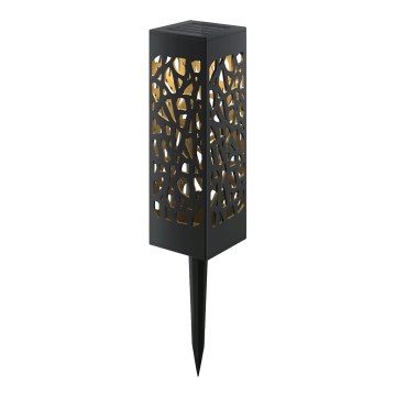 Aigostar - LED Solarlampa LED/0,006W/1,2V 28,5 cm svart 2700K IP44 100 mAh