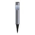 Aigostar - LED Solarlampa LED/0,006W/1,2V 31,5 cm 100 mAh matt krom 6500K IP44
