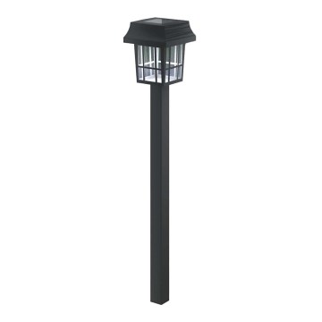 Aigostar - LED Solarlampa LED/0,006W/1,2V 32 cm 40 mAh svart 6500K IP44