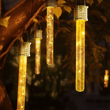 Aigostar - LED Solarlampa LED/0,006W/1,2V krom 2700K IP44 40 mAh