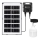 Aigostar - LED solarlampa med sensor LED/35W/12V 3000 mAh 6500K IP65 Ø 10 cm + fjärrkontroll