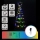 Aigostar - LED solcell juldekoration LED/0,26W/3,7V 75cm IP65 multicolor