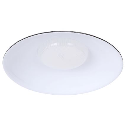 Aigostar - LED solcellsdriven ljuskrona med rörelsesensor, 2 x LED, 70 W, 12 V, 12000 mAh, 6500K, Ø 23,5 cm + fjärrkontroll