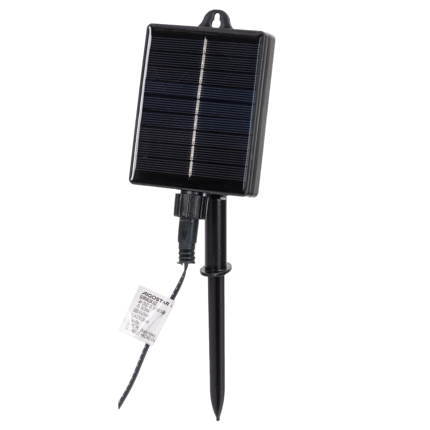 Aigostar - LED solcellsdriven julslinga 300xLED/8 funktioner 32m IP65 kallvit 1200 mAh