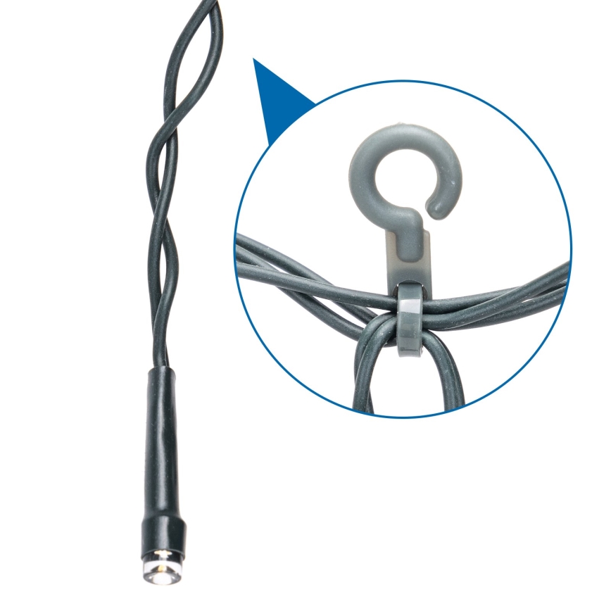 Aigostar - LED solcellsdriven julslinga 100xLED/8 funktioner 8x0,6m 800 mAh IP65 flerfärgad