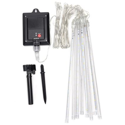 Aigostar - LED solcellsdriven ljusslinga för jul 192xLED/8m IP65 1200 mAh varmvit