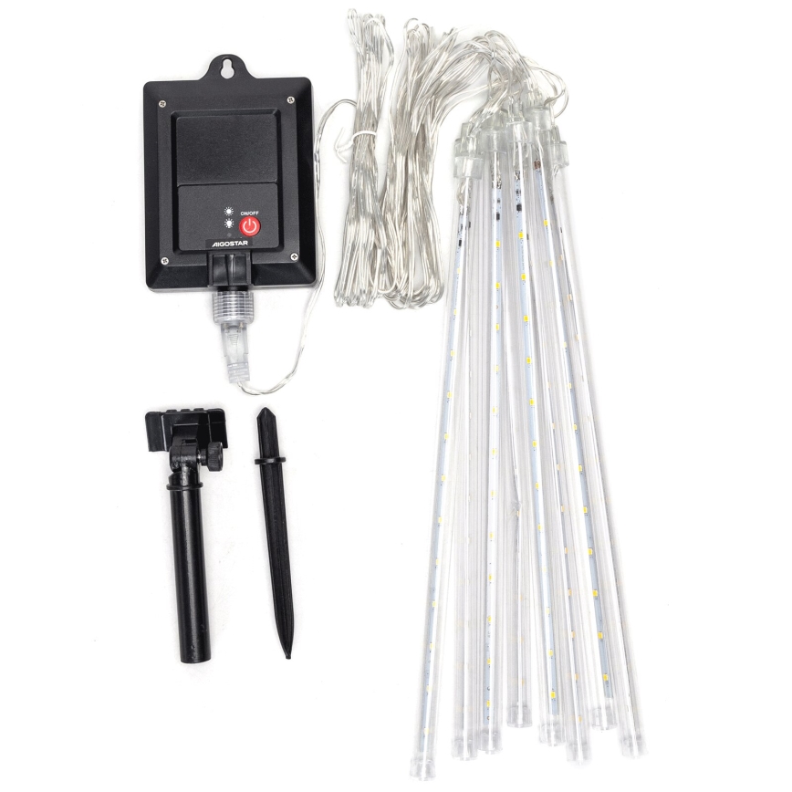 Aigostar - LED solcellsdriven ljusslinga för jul 192xLED/8m IP65 1200 mAh varmvit
