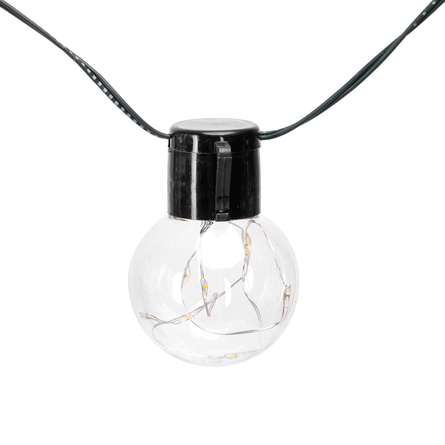Aigostar - LED solcellsdriven julslinga 20xLED/8 funktioner 11,5m IP65 flerfärgad