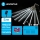 Aigostar - LED solcellsdriven ljusslinga 192 LED/8 m IP65 1200 mAh kallvit