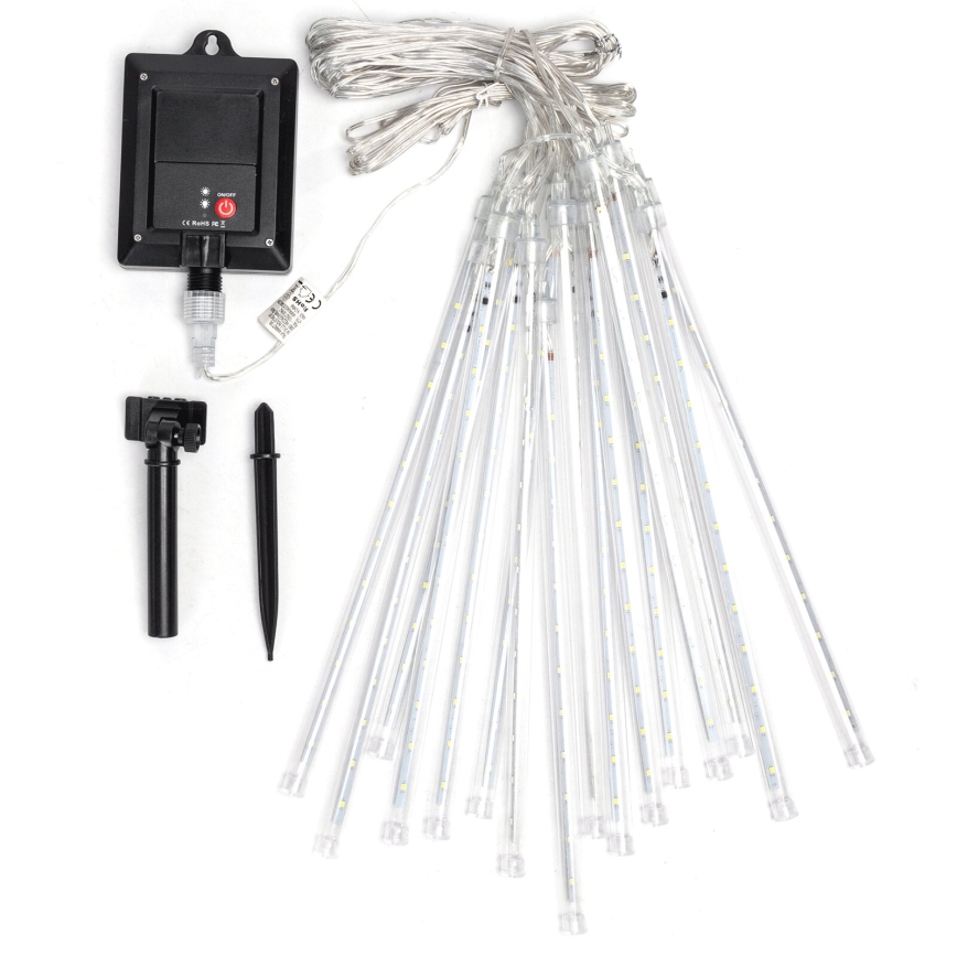 Aigostar - LED-solcellsdriven julslinga 384xLED/13m IP65 1200 mAh kallvit