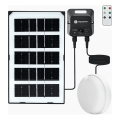 Aigostar - LED solcellsdriven taklampa med sensor LED/35W/3,7V 3000 mAh IP65 + fjärrkontroll