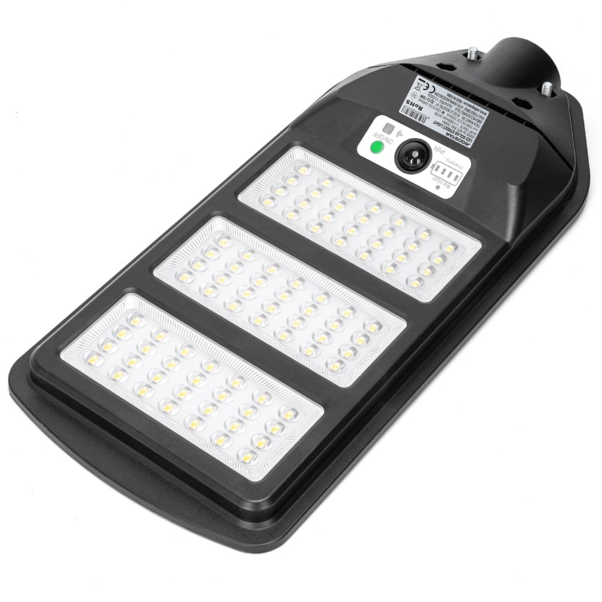 Aigostar - LED Solcellsgatulampa med sensor LED/150W/3,2V 8000mAh IP65 6500K + fjärrkontroll