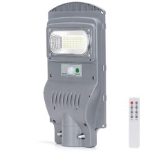 Aigostar - LED Solcellsgatulampa med sensor LED/50W/3,2V IP65 6500K + fjärrkontroll