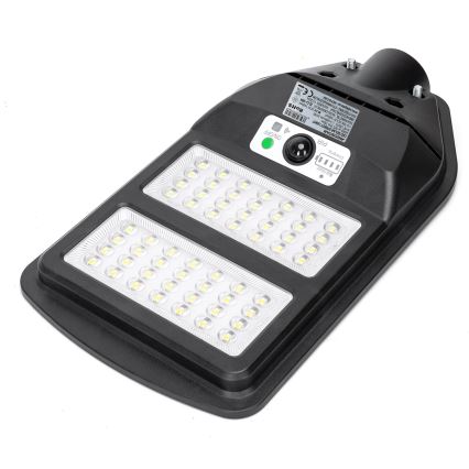 Aigostar - LED Solcellsgatulampa med sensor LED/70W/3,2V 4000mAh IP65 6500K + fjärrkontroll