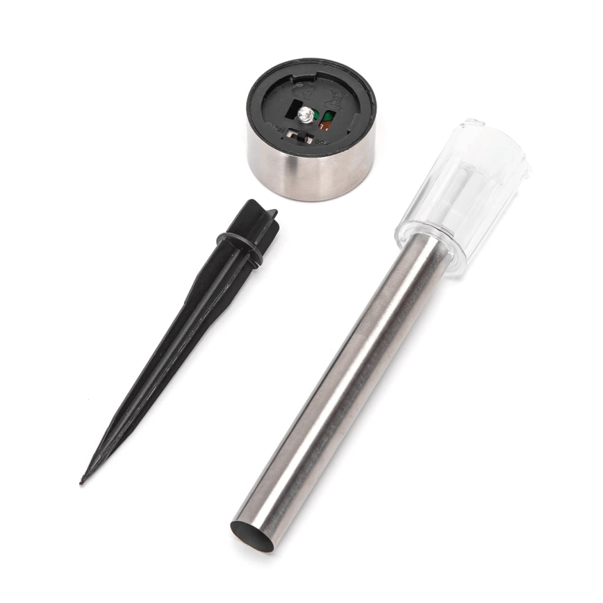 Aigostar - LED Solarlampa LED/0,006W/1,2V 29,5 cm 40 mAh matt krom 6500K IP44